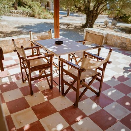 Seafront Traditional Stone House In Sunset Olive Grove - B Alyfanta Ngoại thất bức ảnh